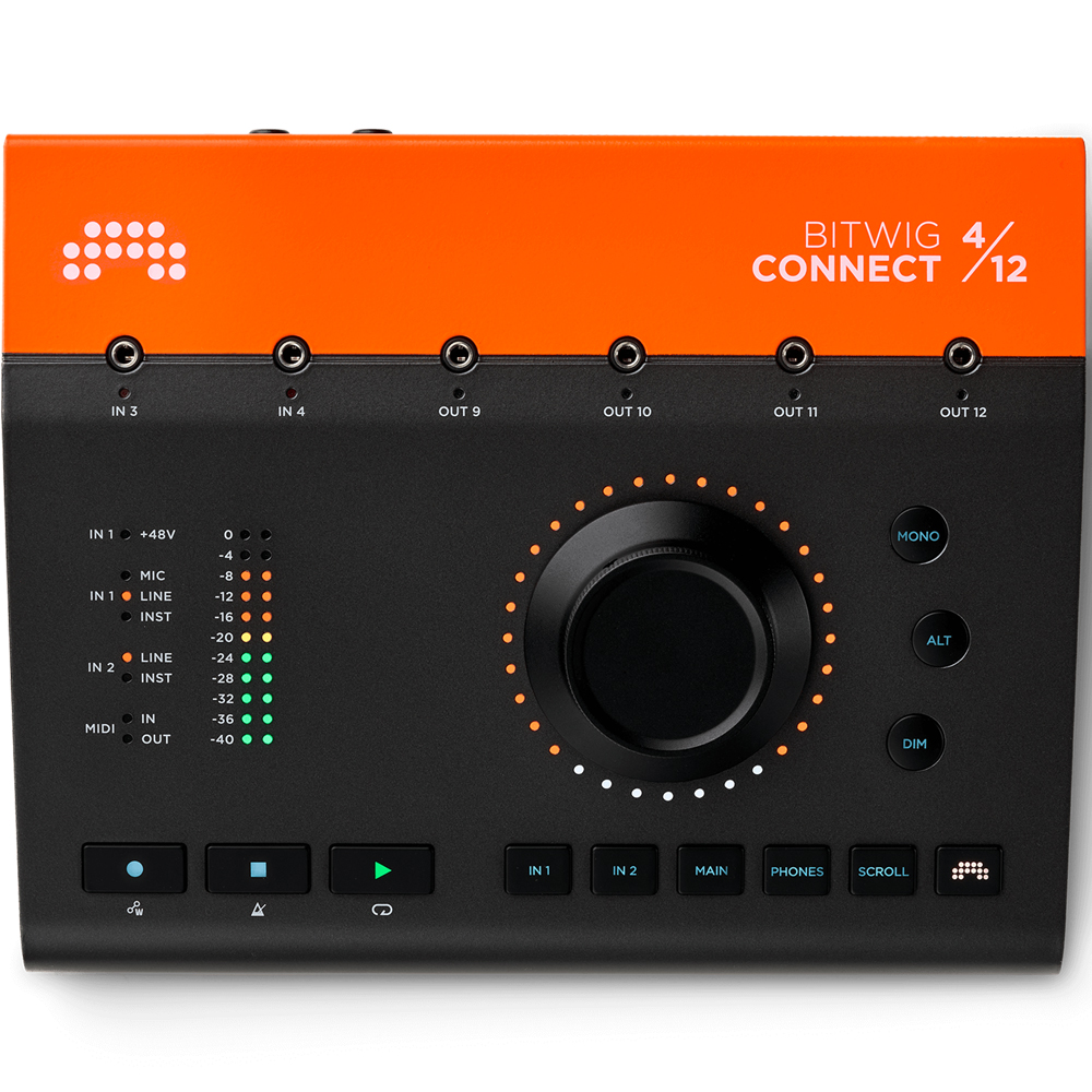 Bitwig Connect 4/12, USB Audio Interface & DAW Controller