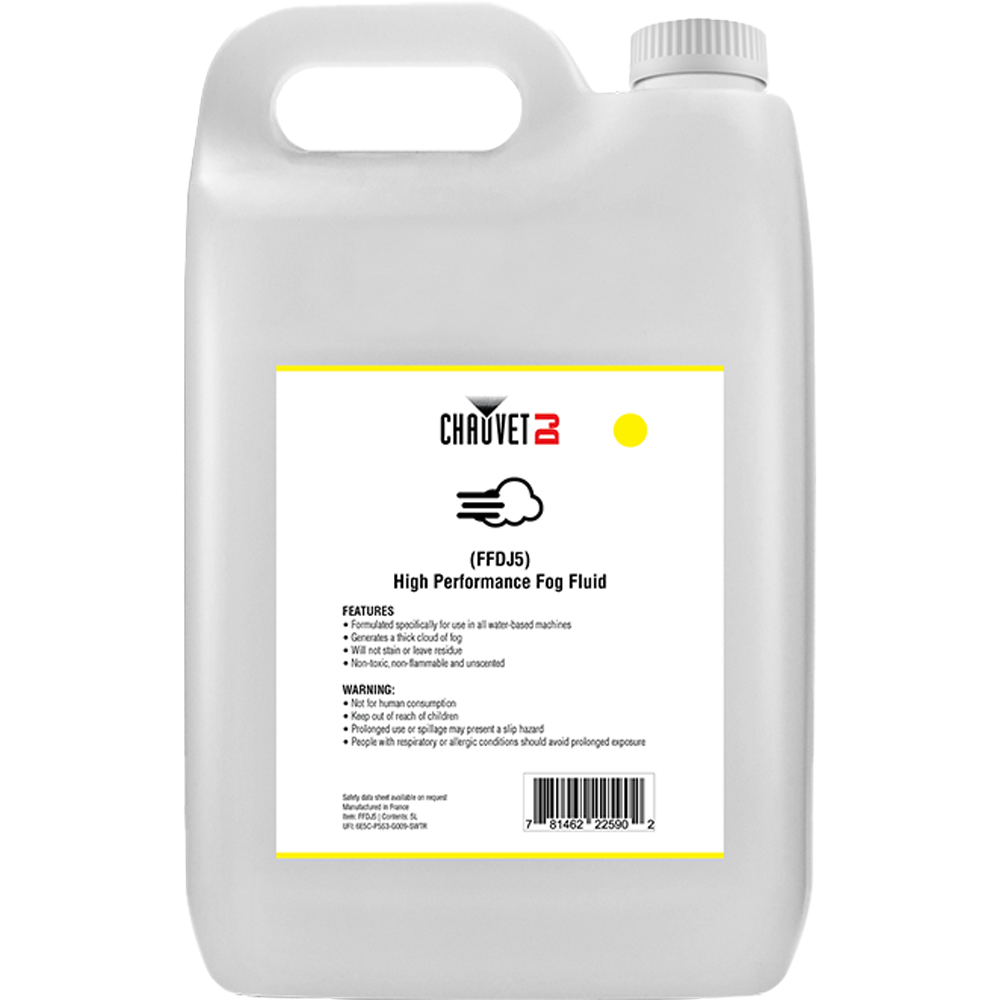 Chauvet DJ FFDJ5 High Performance Fog Fluid (5 Litres)