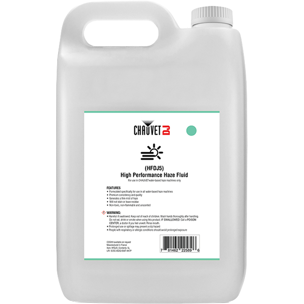 Chauvet DJ HFDJ5 High Performance Haze Fluid (5 Litres)