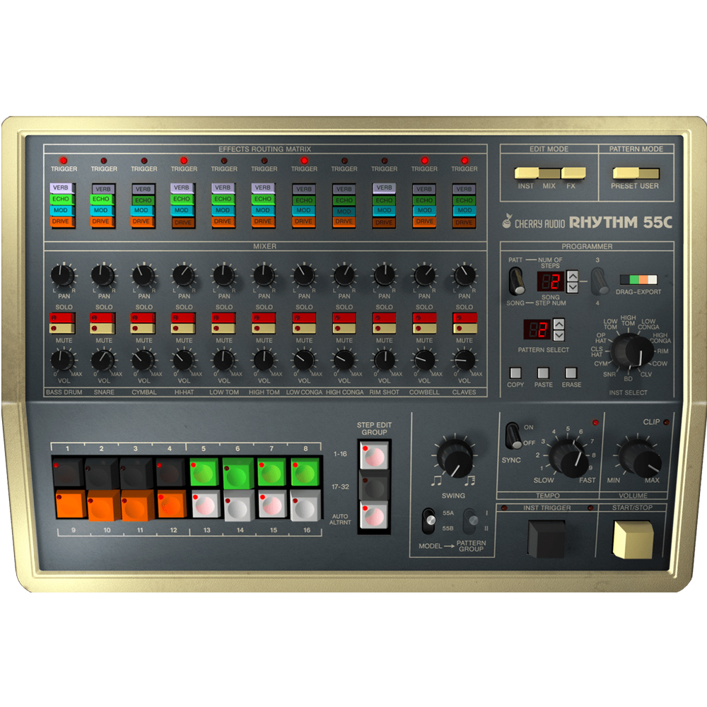 Cherry Audio KR-55C Drum Machine (Software Download)