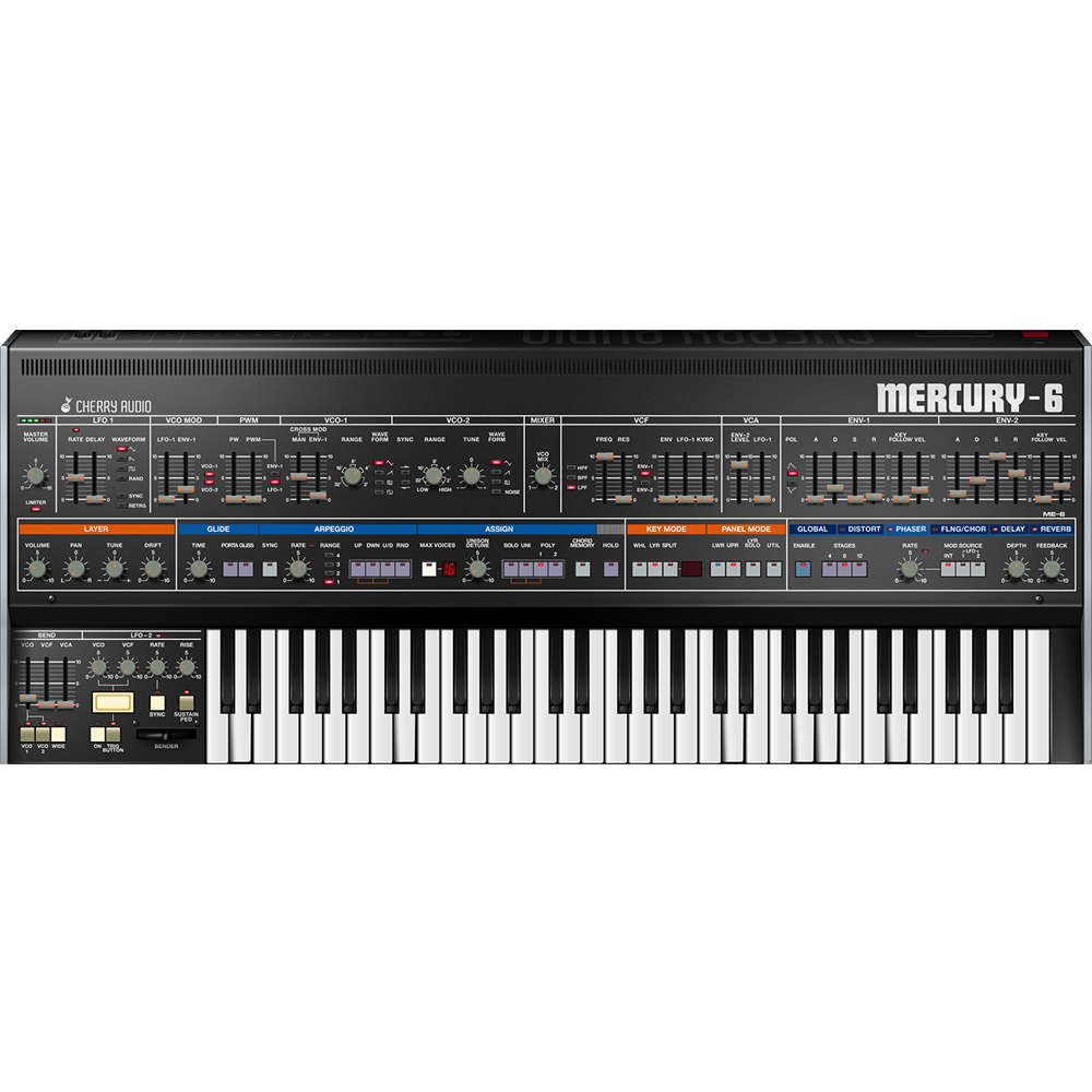 Cherry Audio Mercury-6 Synthesizer (Software Download)