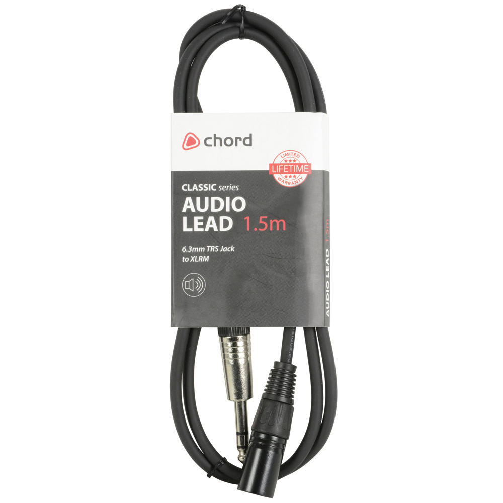 Chord Jack - XLRm 1.5 Metre Balanced Audio Cable (190.048UK)