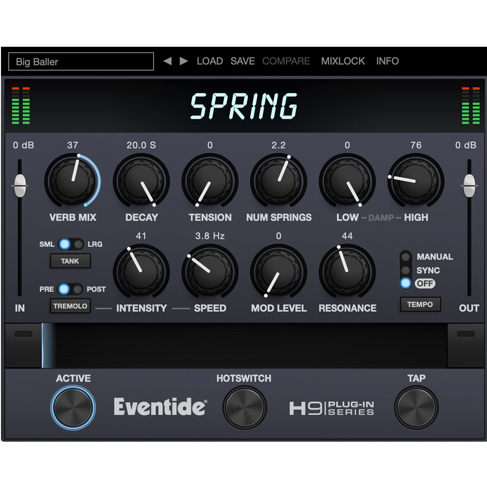 Eventide Spring, Classic Spring Reverb Plugin, Software Download (Sale Ends 1st September)