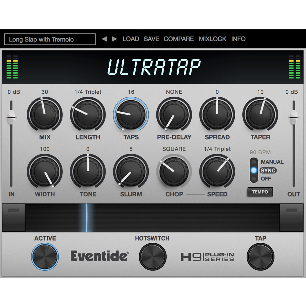 Eventide UltraTap Plugin, Multi-Tap Delay With Mod & Reverb, Software Download
