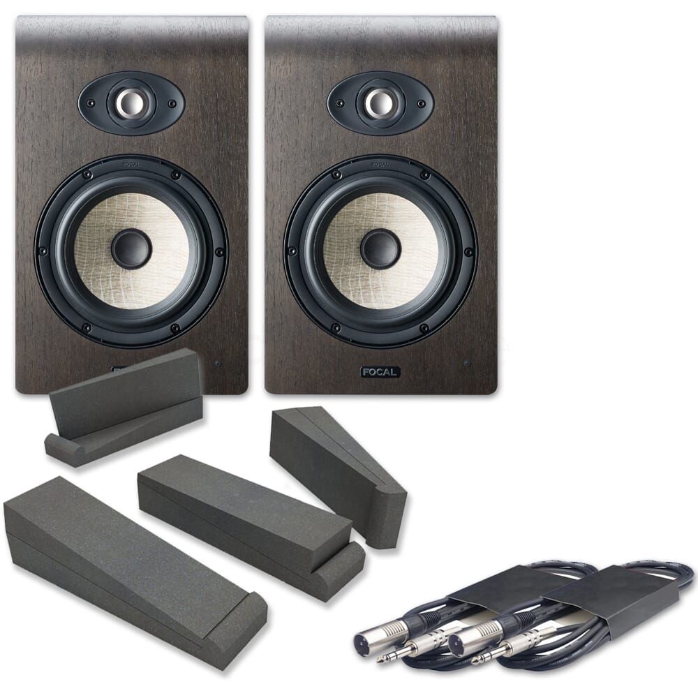 Focal Shape 65 Active Studio Monitors Bundle With Pads & Cables