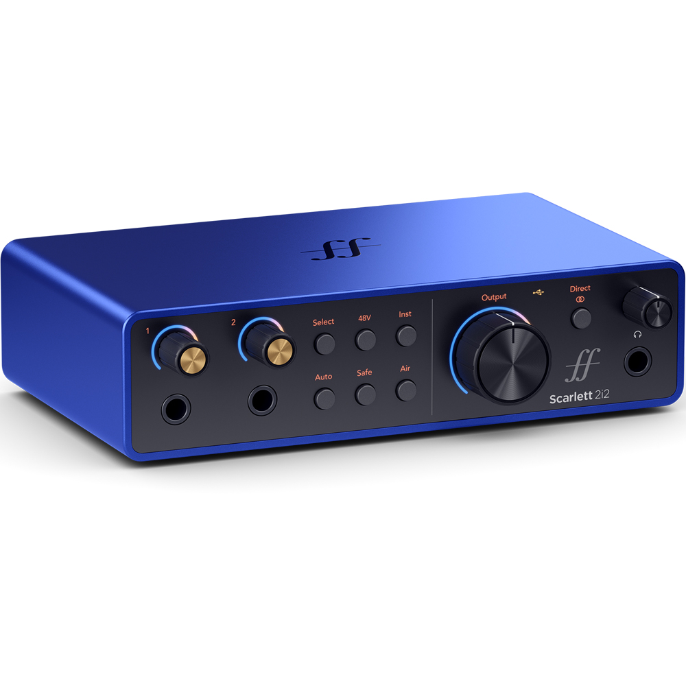 Focusrite Scarlett 2i2 (G4) 40th Anniversary Edition, USB Audio Interface + Free Software Bundle