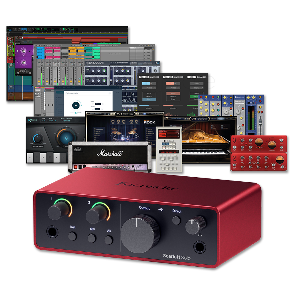 Focusrite Scarlett Solo 4th Gen Audio Interface