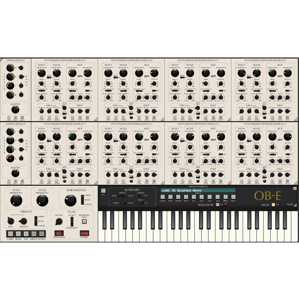 GForce Oberheim OB-E V2 Synthesizer, Software Download