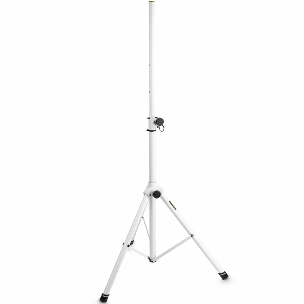 Gravity White Tripod PA Speaker Stand, Single (GSP5211W)