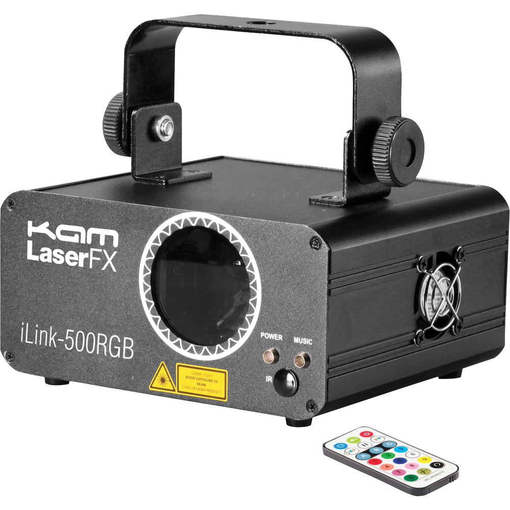 KAM iLink 500RGB Laser Light, 300mW Multi-Colour Laser