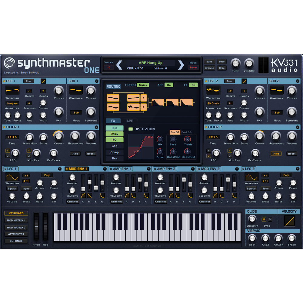 KV331 Audio Synthmaster One Download The Disc DJ Store