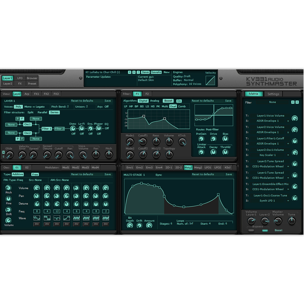 KV331 Audio Synthmaster, Software Download