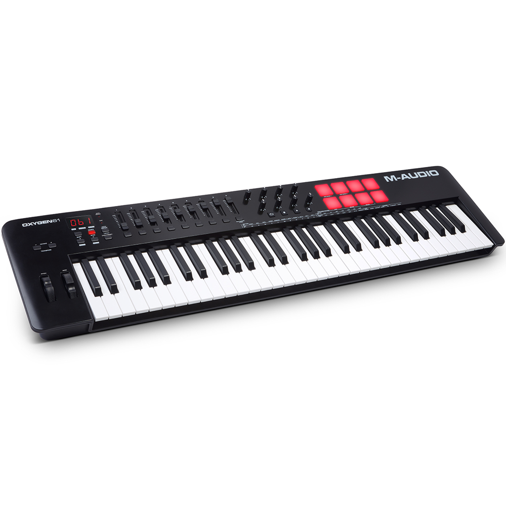 M-Audio Oxygen 61 MKV, 61-Key USB MIDI Controller Keyboard + Komplete 15 Select