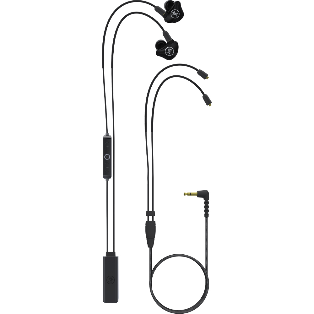 Mackie MP-240-BTA In-Ear Monitors + Bluetooth Adapter