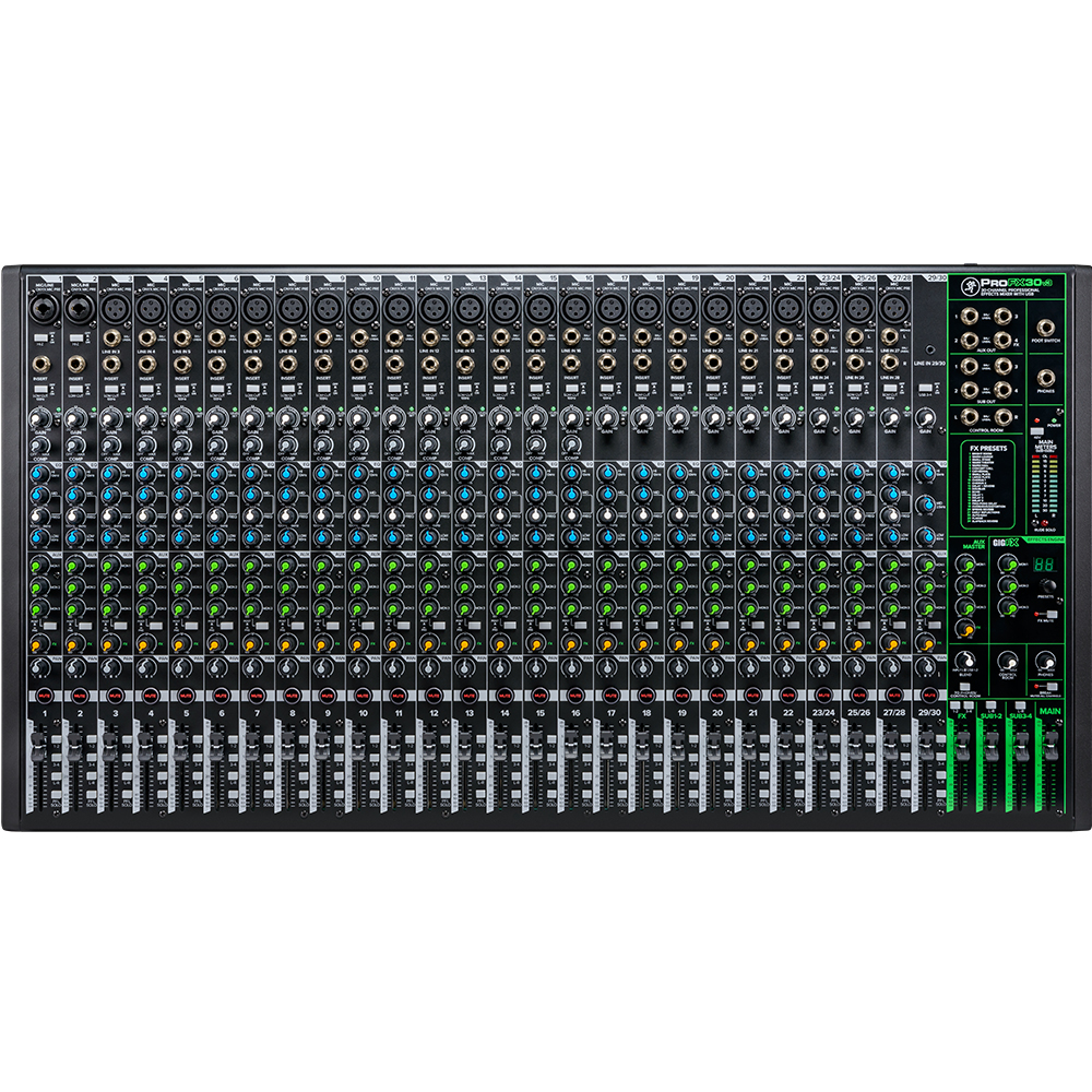 Mackie ProFX30v3, 30-Channel Pro Effects USB Mixer