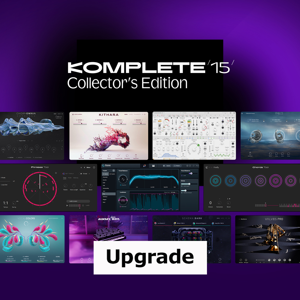 Native Instruments Komplete 15 Collectors Edition UPGRADE from Standard 8-15, Software Download