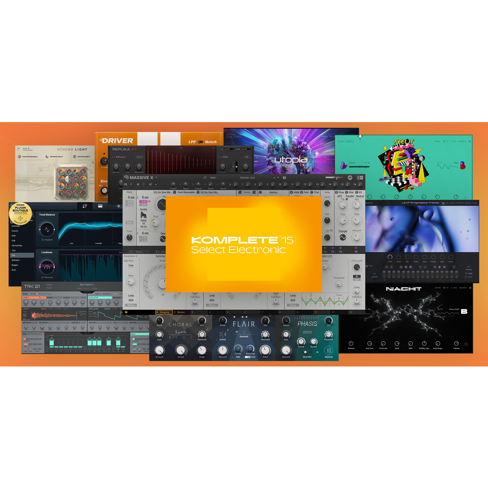 Native Instruments Komplete 15 Select Electronic, Software Download