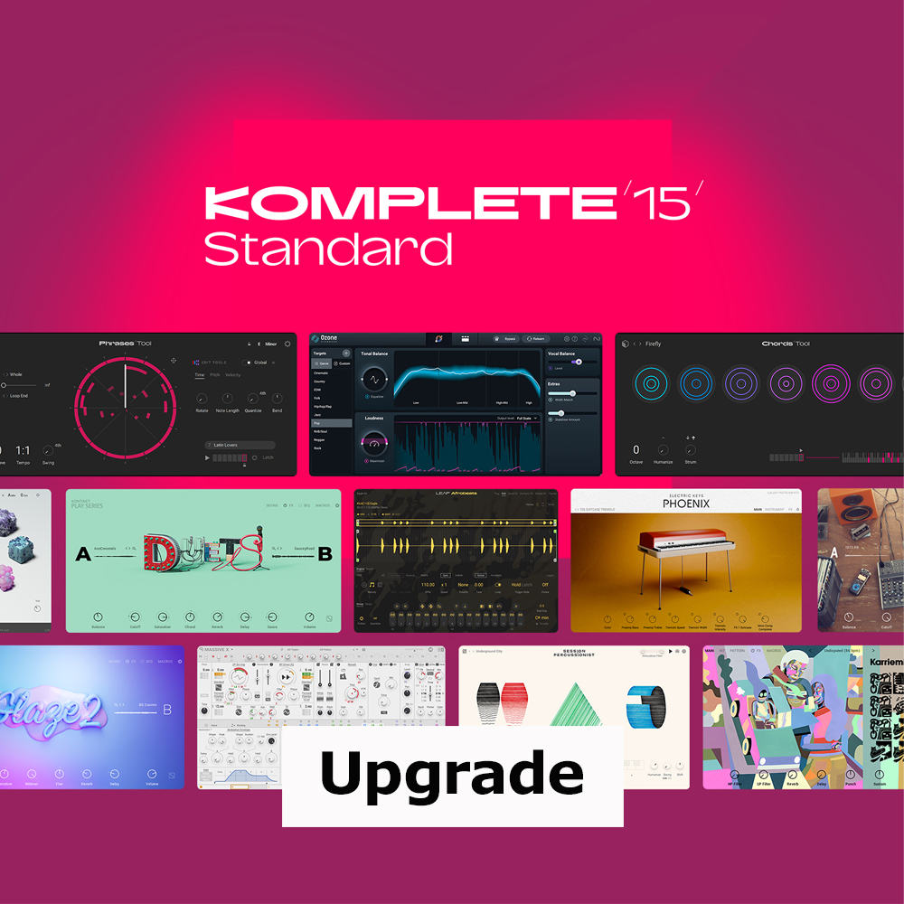 Native Instruments Komplete 15 Standard UPGRADE from Select, Software Download