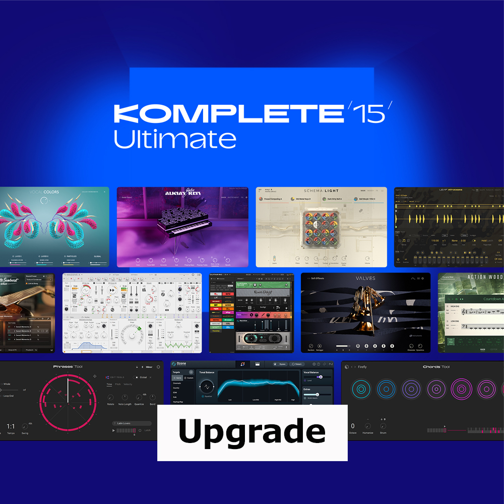 Native Instruments Komplete 15 Ultimate UPGRADE from Select, Software Download