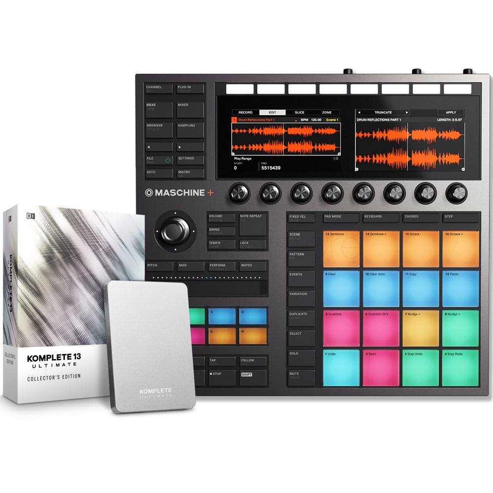 Native Instruments Maschine Plus Standalone & Komplete 13 Ultimate Collectors Edition - Summer of Sound Sale 2022