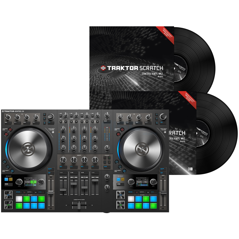 Ni Traktor Kontrol S4 Mk3 Dvs Vinyls The Disc Dj Store