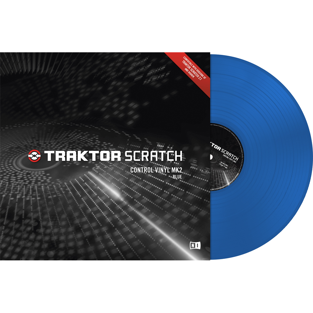 Traktor Scratch Vinyl Blue MK2 Control vinyl Native instruments