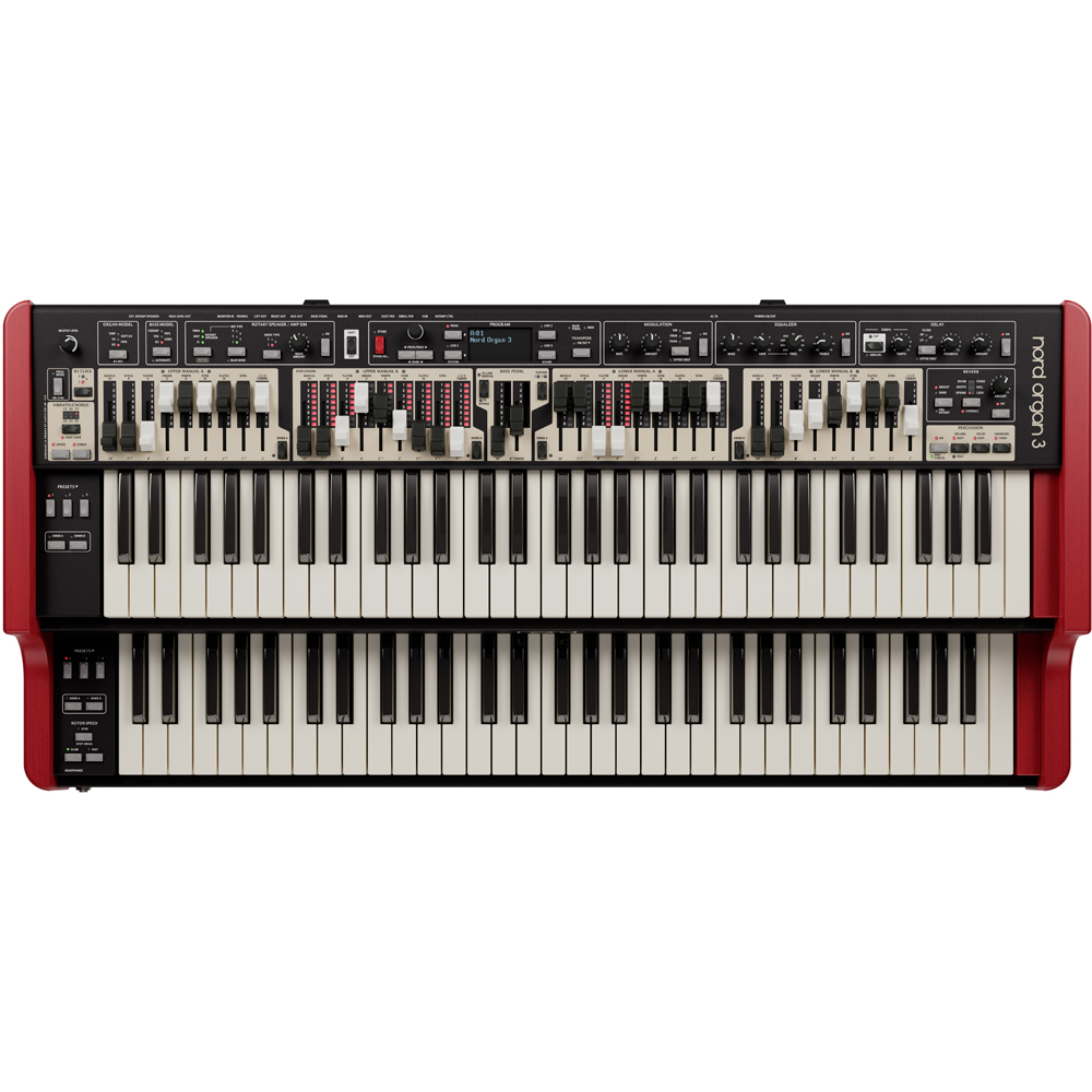 Nord Organ 3, Dual 61-Key Semi-Weighted Keyboard