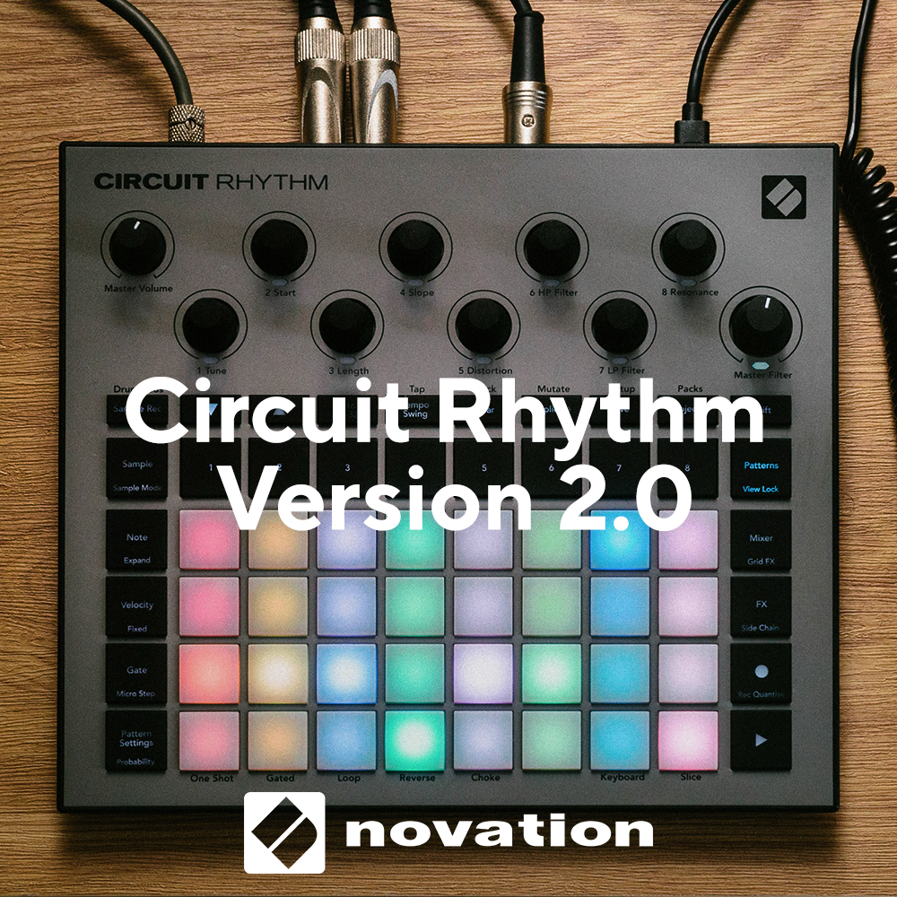 Novation Circuit Rhythm Black : : Musical Instruments