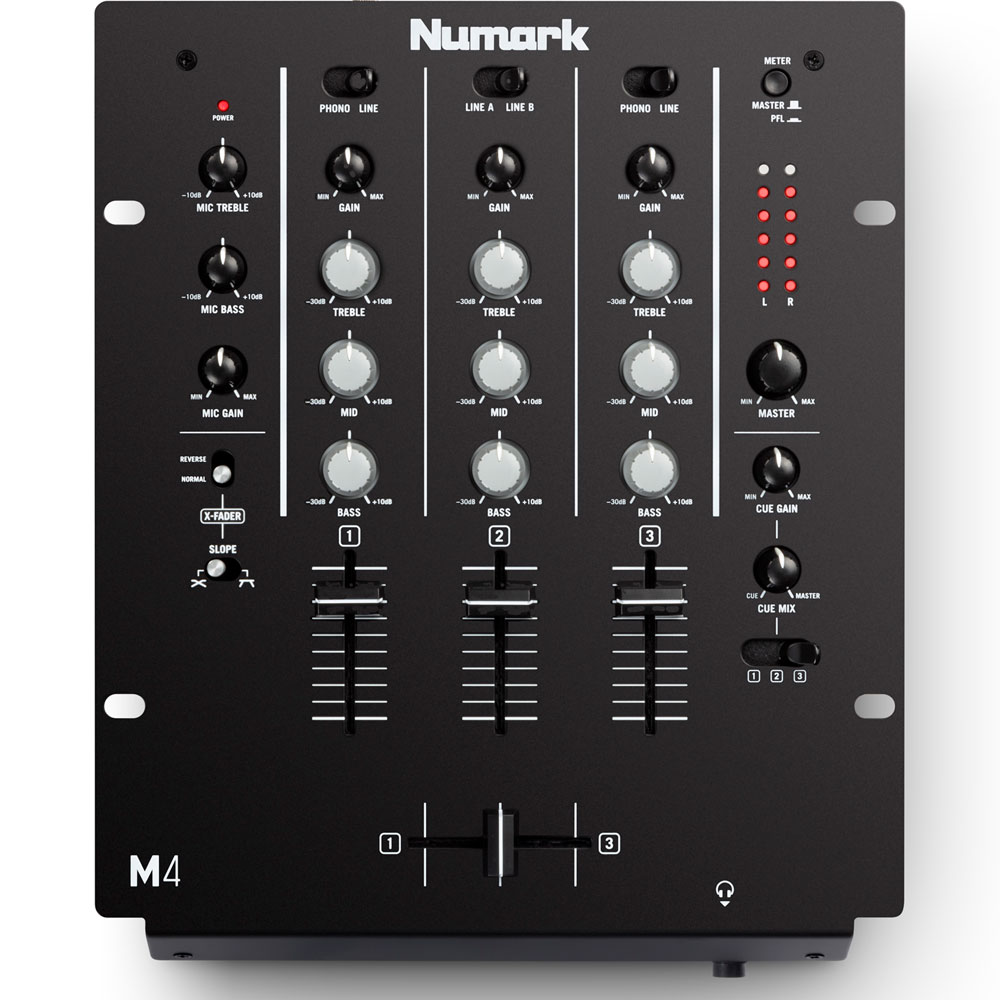 Numark M4, 3 Channel DJ Mixer