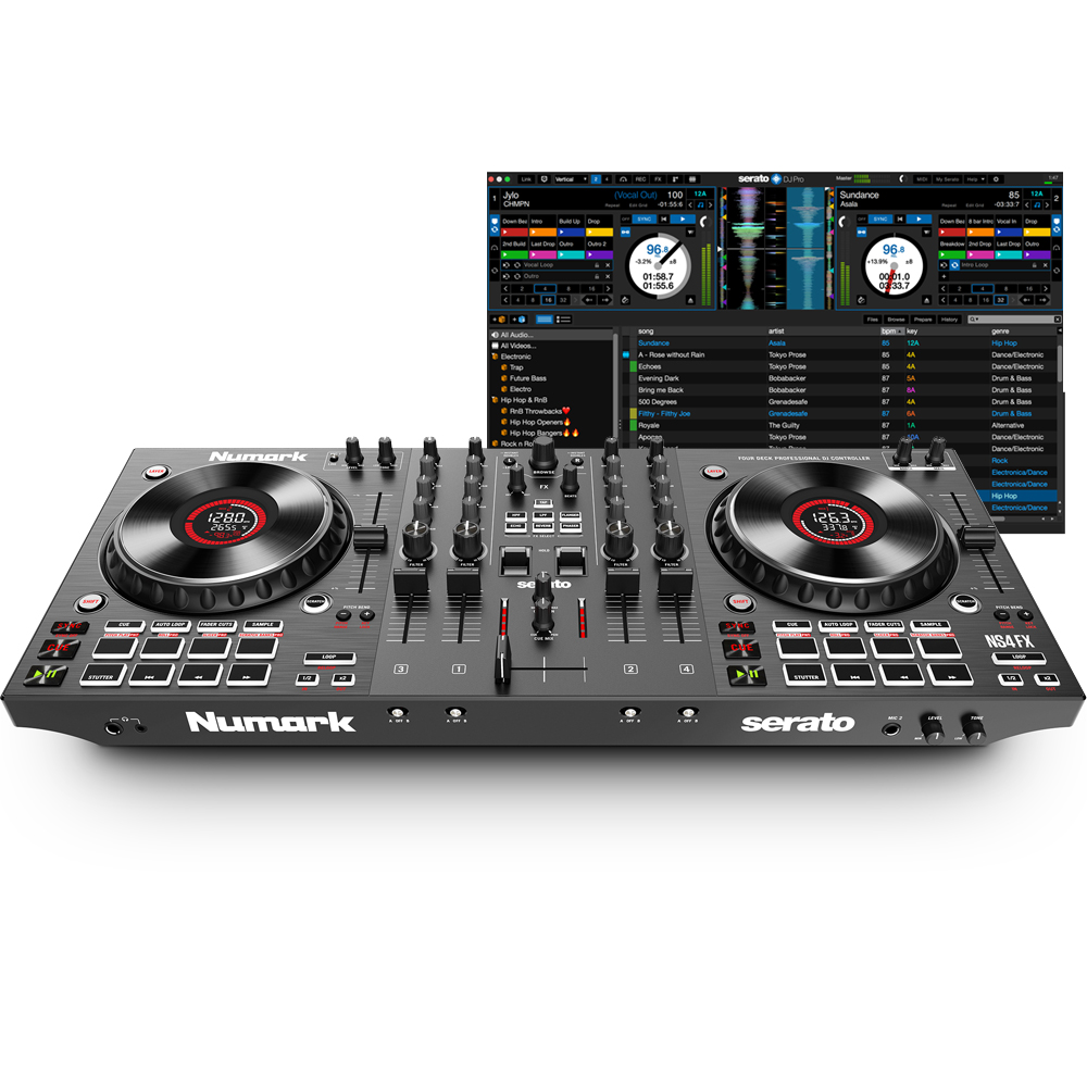 Numark NS4FX 4-DECK Professional Serato DJ Controller