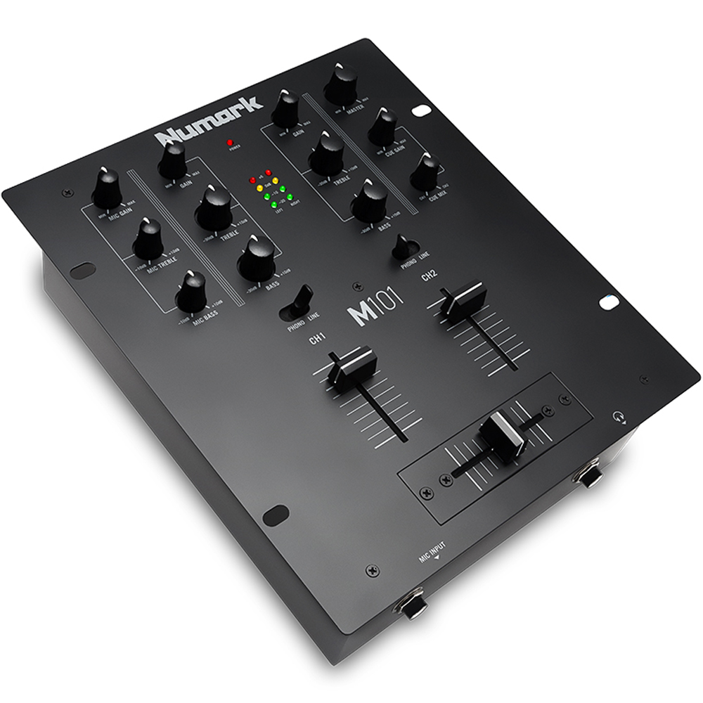 Numark M101 2 Channel DJ Mixer The Disc DJ Store