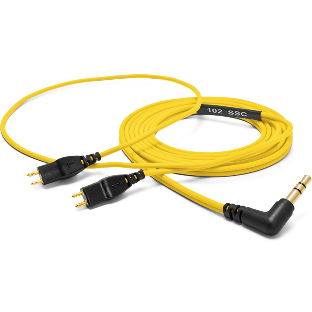 Oyaide NEO HPC-HD25 V2 for DJs, Replacement Cable for HD25 Headphones (Yellow)
