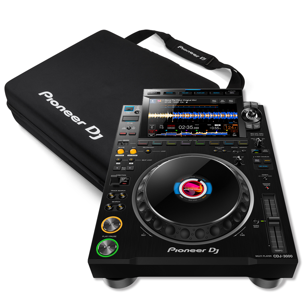 Pioneer DJ CDJ-3000 Pro DJ Multi-Player (Single) + DJC-3000 Carry Bag