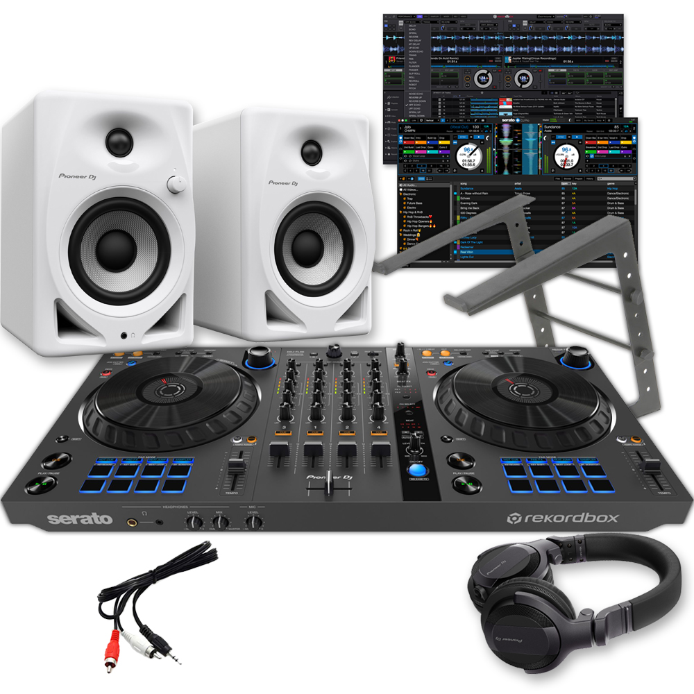 Disc　DJ　Speakers　DJ　Store　Deal　White　Pioneer　DM40D　DDJ-FLX6-GT　The