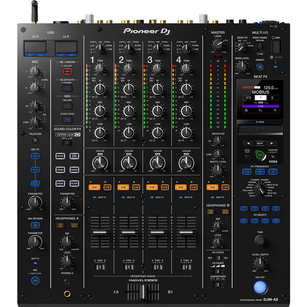 Pioneer DJ DJM-A9, 4-Channel Professional DJ Mixer