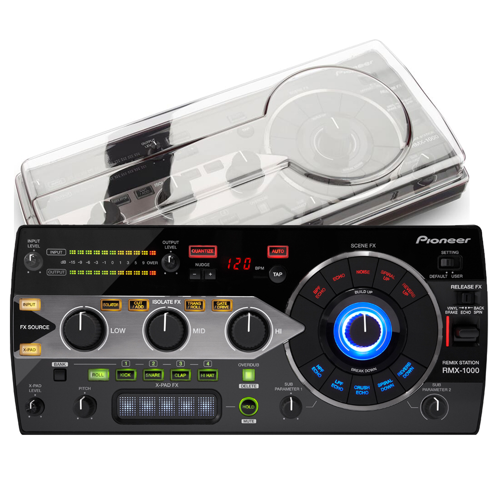 Pioneer DJ RMX-1000 Remix Station, DJ Effects Unit + Decksaver Bundle Deal