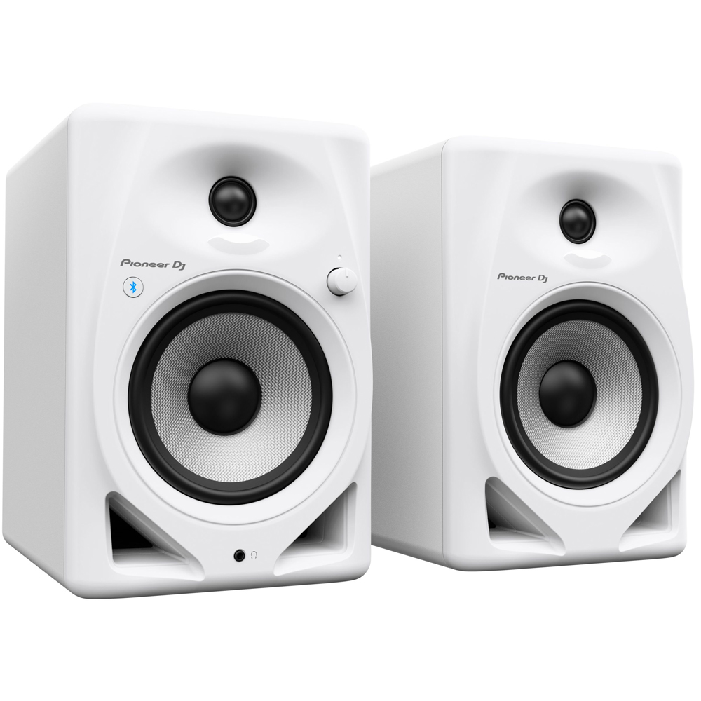 Pioneer DJ DM-50D BT White , 5" Active Monitors with Bluetooth