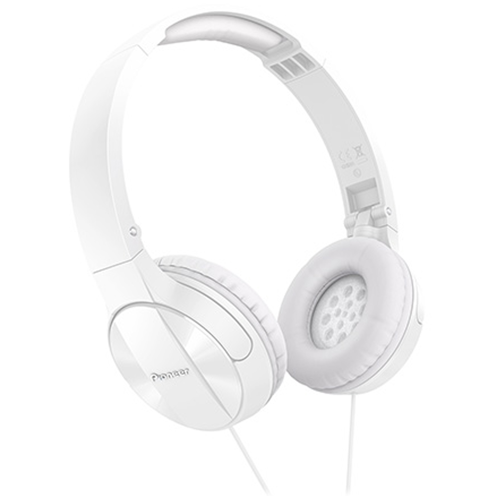 Pioneer DJ MJ503W DJ Headphones, White