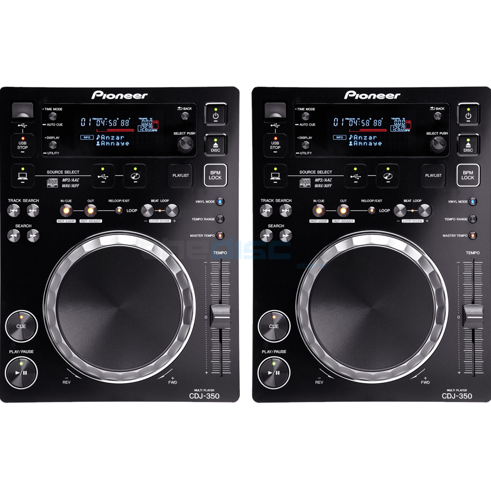 Pioneer Cdj350 Pair The Disc Dj Store