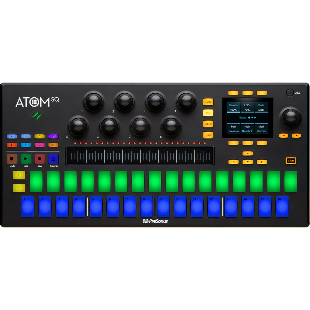 Presonus Atom SQ, Hybrid Midi Keyboard & Production Pad Controller