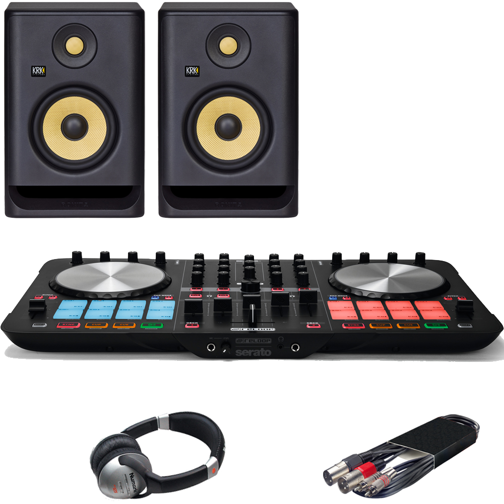 Reloop Beatmix 4 MK2 DJ Controller + KRK RP5 G4 & Headphones Bundle