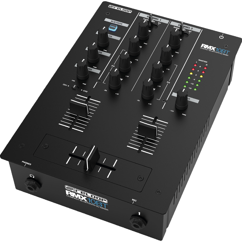 Reloop RMX-10 BT, Compact Bluetooth DJ Mixer