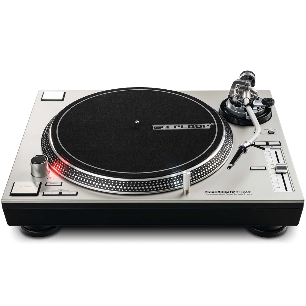 Reloop RP7000 MK2 Silver Professional DJ Turntable (Single)