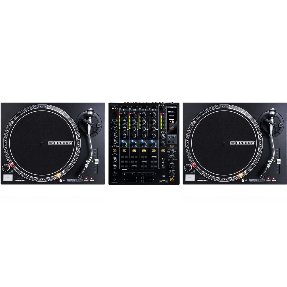 Reloop RP4000 MK2 DJ Turntables + RMX60 Mixer Bundle Deal