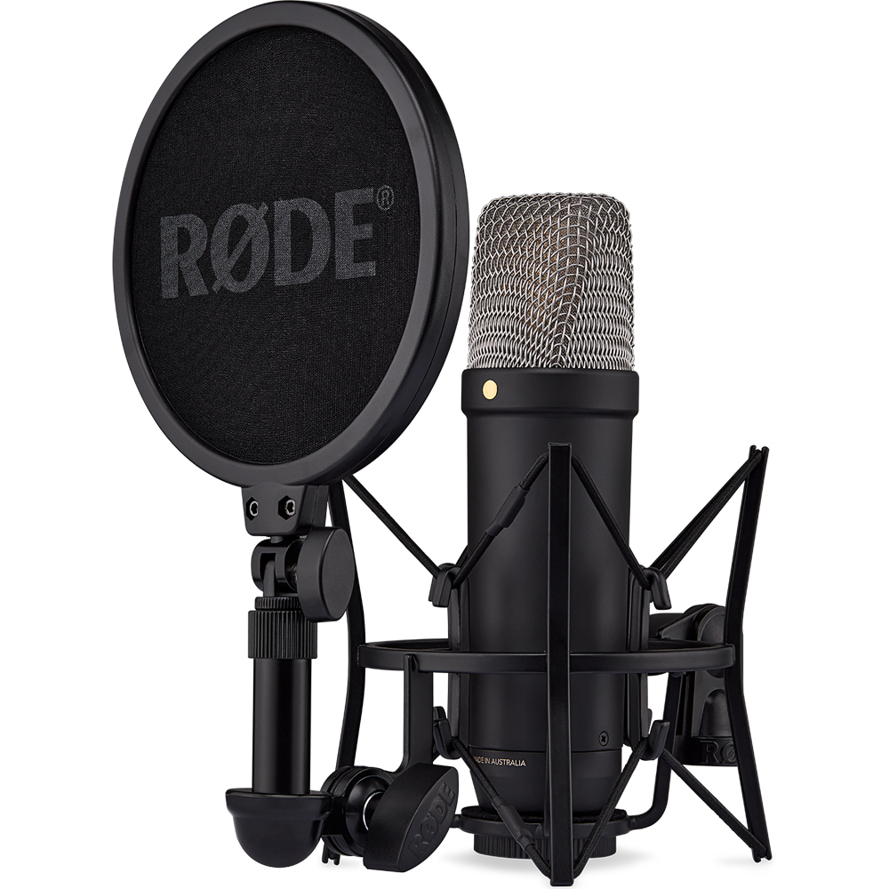 Rode NT1 Black, XLR & USB-C Condensor Microphone Kit (5th Gen)