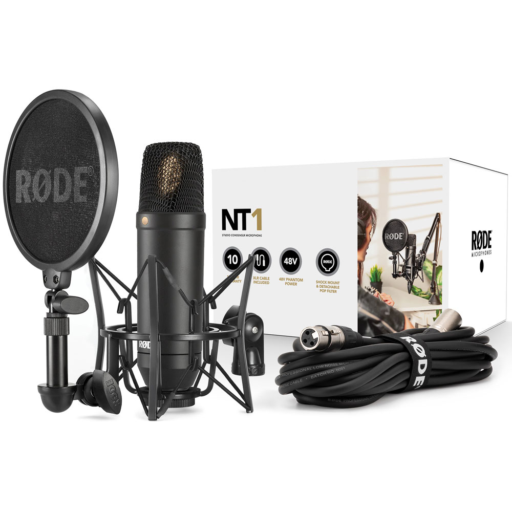 Rode NT1 Complete Recording Kit, Condensor Microphone