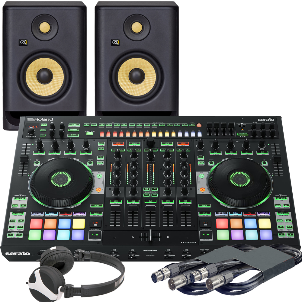 Roland DJ-808, Serato DJ, KRK RP5 G4, Headphones & Cables