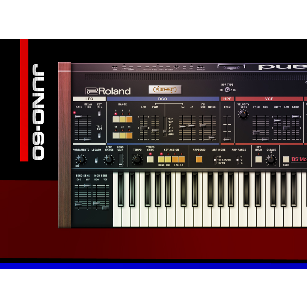 Roland Juno-60 Synthesizer, Plugin Instrument, Software Download