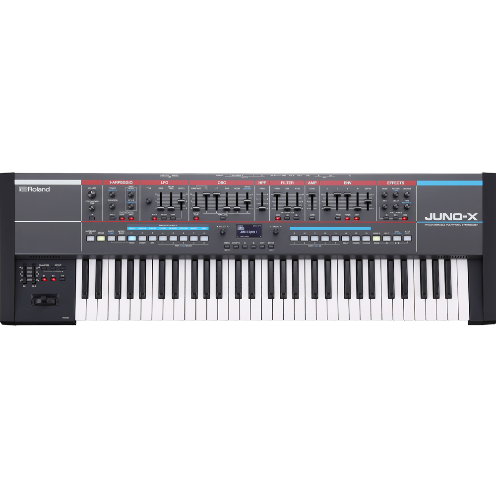 Roland Juno-X, 61-Key Programmable Polyphonic Synthesizer