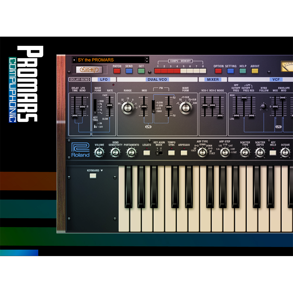 Roland Cloud Promars Synthesizer, Plugin Instrument, Software Download